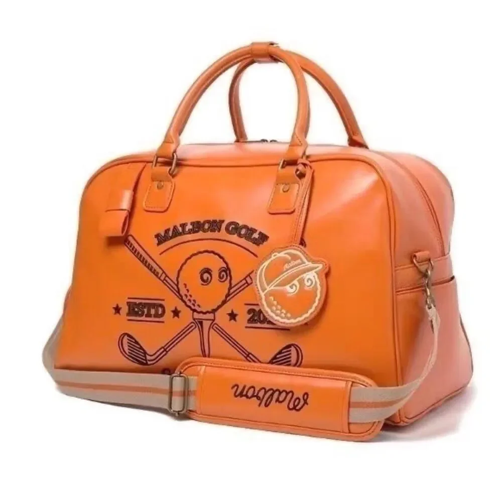 Malbon Golf Bag Boston Bag Clothing Storage Handbag with Shoulder Strap